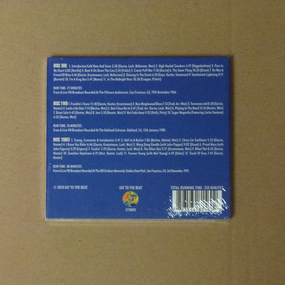 Grateful Dead Transmission Impossible 3-CD ~ The Benefit Shows ~ New/Sealed! - Picture 3 of 3